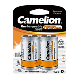 Camelion LR20 / D Genopladelige batterier 10000 mAh 